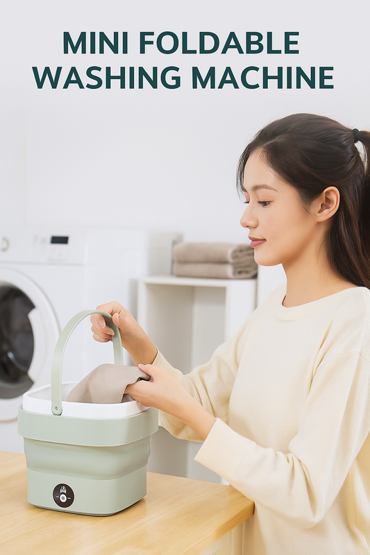 Mini Foldable Washing Machine – Smart, Lightweight & Efficient Cleaning