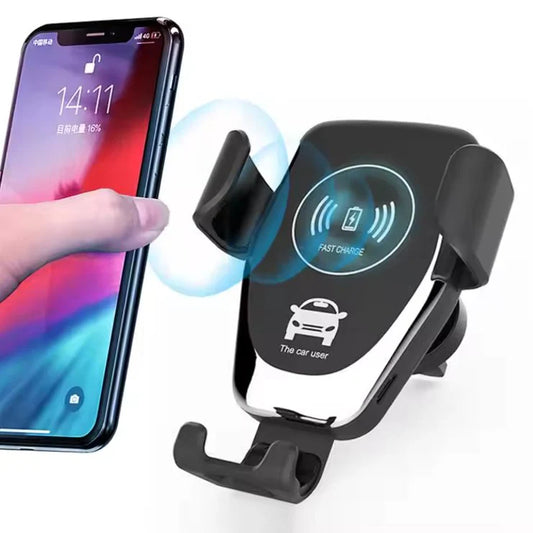 Hands-Free Auto-Clamp Wireless Car Charger – Secure & Speedy Charging
