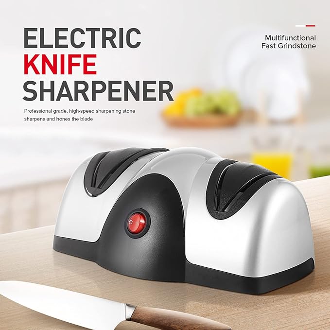 🔪 Sharp & Ready – Fast Electric Knife Sharpener for Home & Kitchen