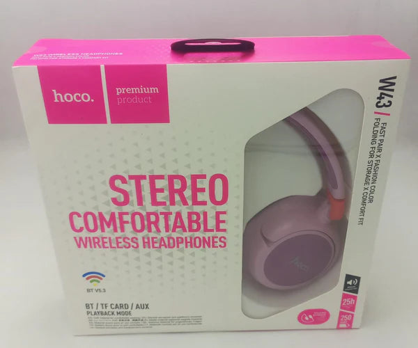 Hoco BTV53 Headphones – All-Day Comfort with Deep Bass & Clear Treble