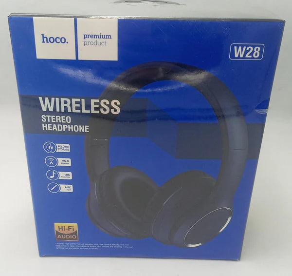 Hoco W28 Stereo Headphones – Crystal Clear Sound & Ultimate Comfort