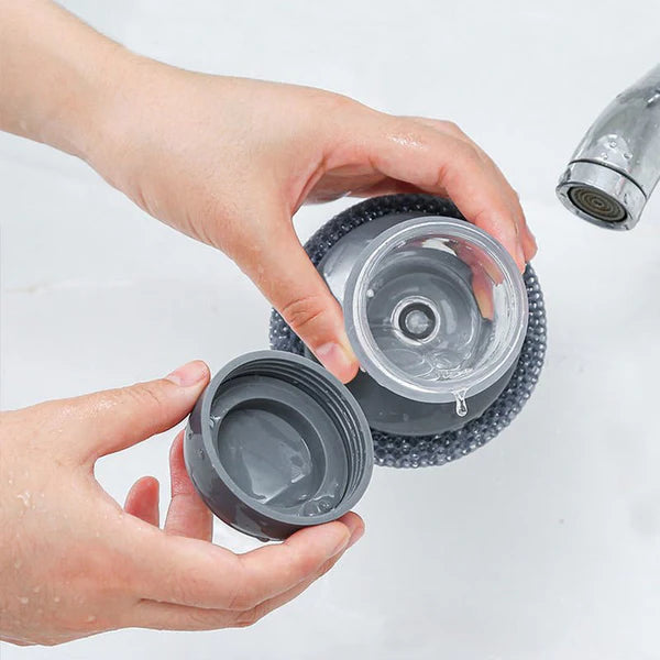 Kitchen Essential Liquid Soap Brush – Strong Bristles for Sparkling Clean Pots