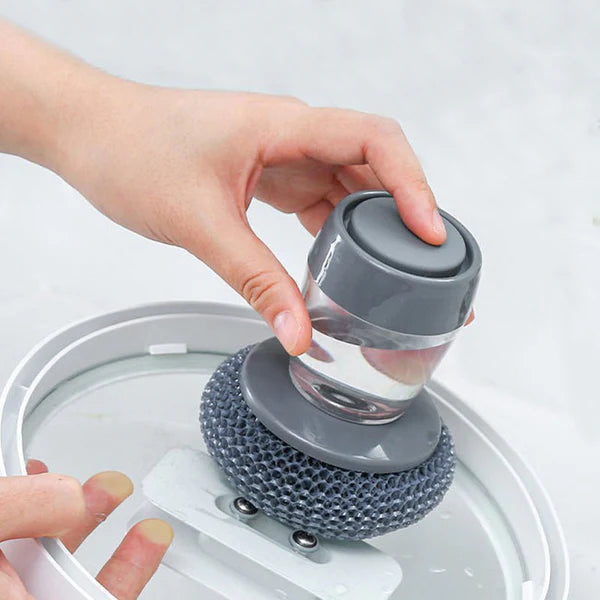 Kitchen Essential Liquid Soap Brush – Strong Bristles for Sparkling Clean Pots