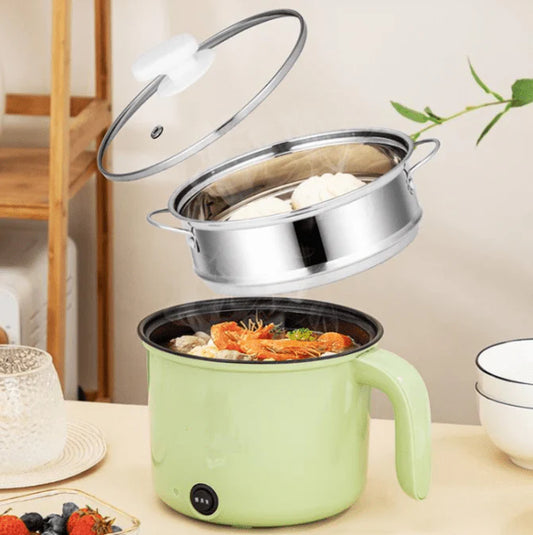All-in-One Mini Electric Cooker – Fast & Convenient Cooking Anywhere