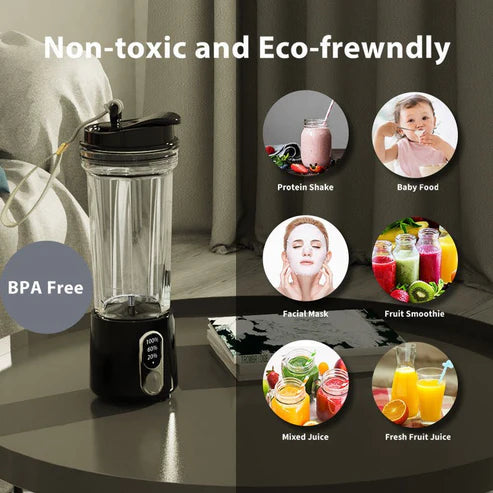 "JuiceMate™ Portable Wireless Juicer Cup – Blend Anywhere, Anytime"