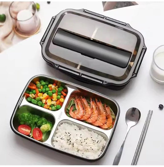 "FreshLock™ Stainless Steel Lunch Box – Leakproof, Durable & Eco-Friendly"