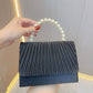 Luxury Pleated Evening Clutch for Women – Perfect for Parties & Weddings