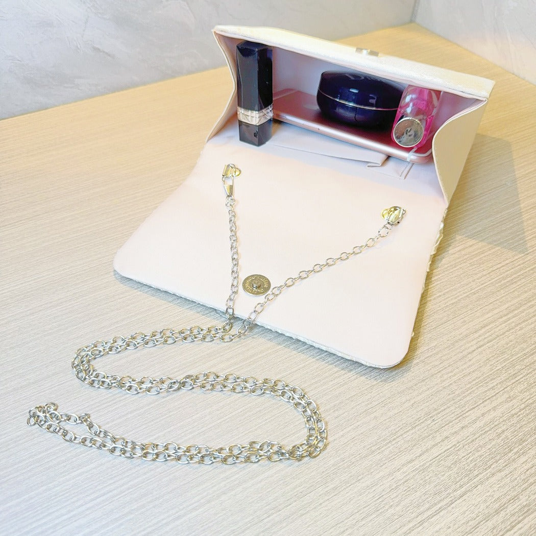 Luxury Pleated Evening Clutch for Women – Perfect for Parties & Weddings