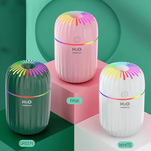 "GlowMist™ 3-in-1 Humidifier – Mist, Light & Aroma in One"