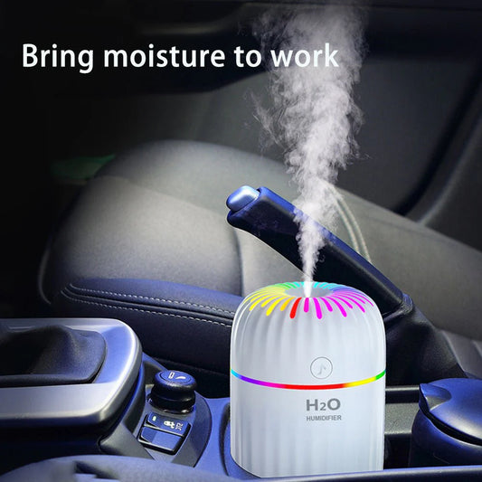 "GlowMist™ 3-in-1 Humidifier – Mist, Light & Aroma in One"