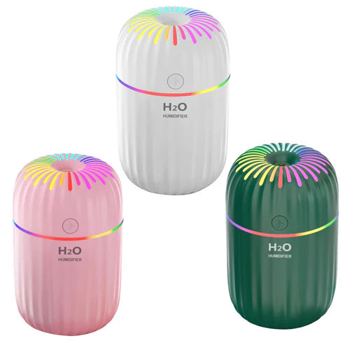 "GlowMist™ 3-in-1 Humidifier – Mist, Light & Aroma in One"