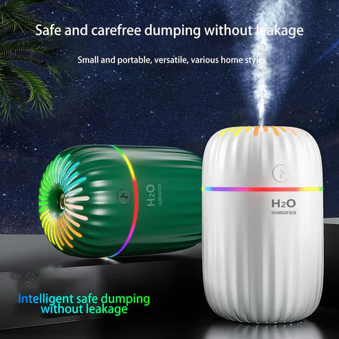 "GlowMist™ 3-in-1 Humidifier – Mist, Light & Aroma in One"