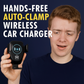 Hands-Free Auto-Clamp Wireless Car Charger – Secure & Speedy Charging