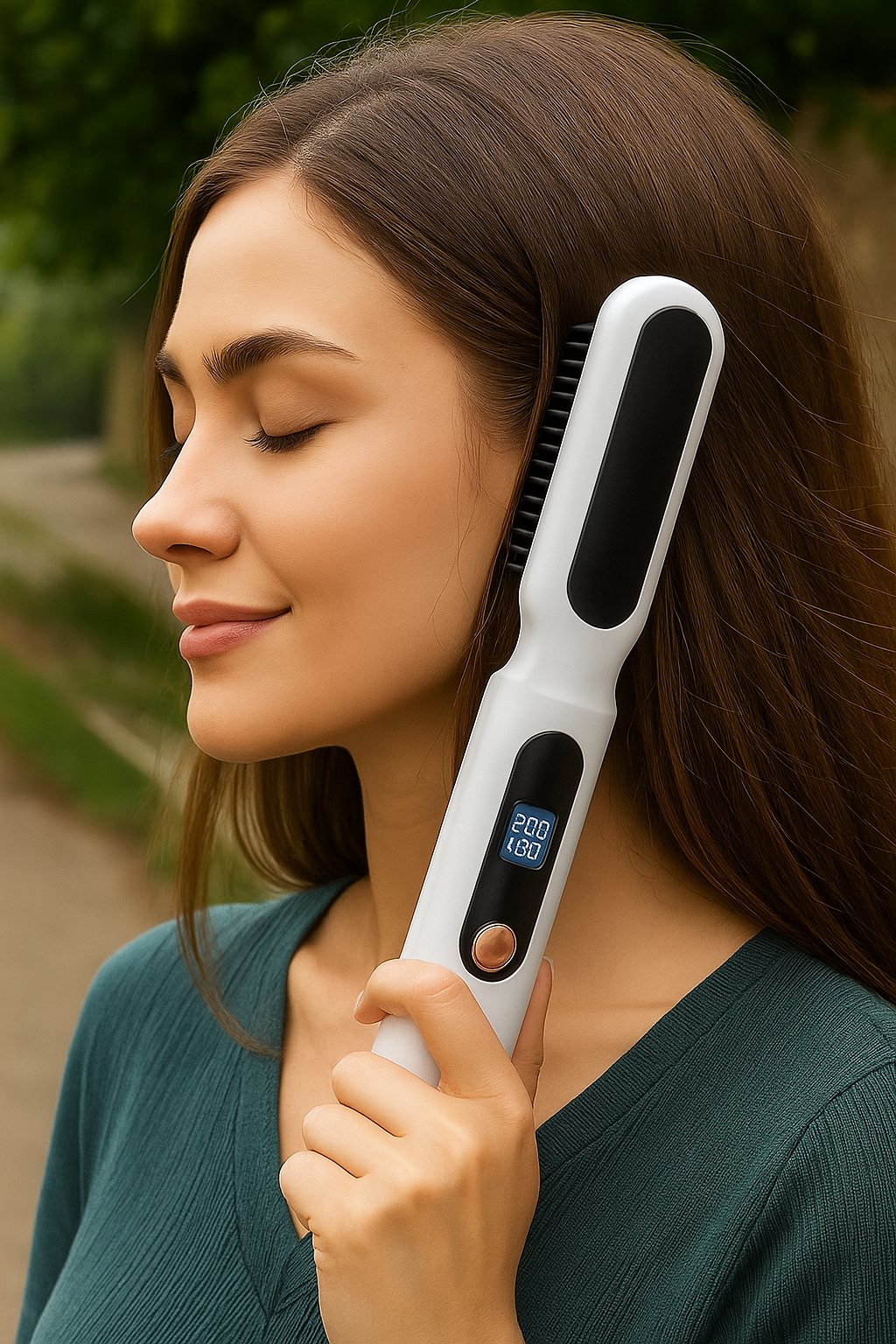 Smart 2-in-1 Straightener Hair Comb (XY-286) – Quick Styling & Frizz-Free Finish