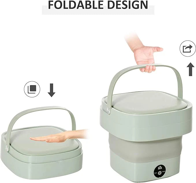 Mini Foldable Washing Machine – Smart, Lightweight & Efficient Cleaning