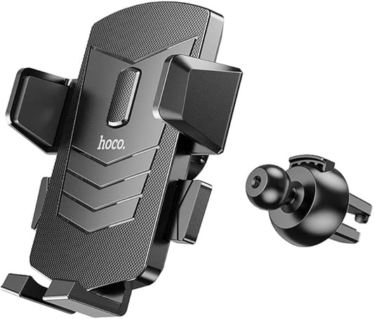 Hoco Button Air Outlet Car Mount (CA86) – Compact & Durable Design