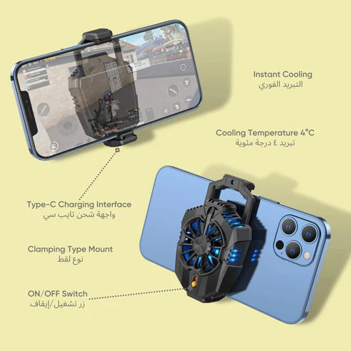 Hoco GM10 Mobile Phone Cooler – Ultra-Fast Cooling for Pro Gamers