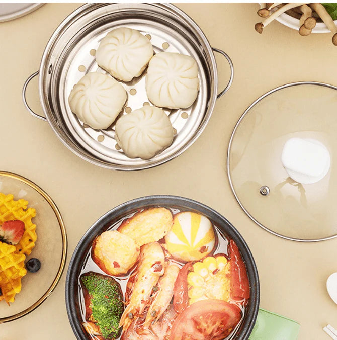 All-in-One Mini Electric Cooker – Fast & Convenient Cooking Anywhere