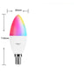 Smart E14 WiFi LED Bulb – RGB + White, Dimmable, Alexa/Google Home Compatible